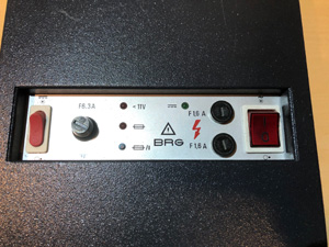 BRG 2S80-461/A hálózati tápegység, BRG TR301 és BRG TR321 és BRG TR330 és BRG TR331 adó vevőhöz