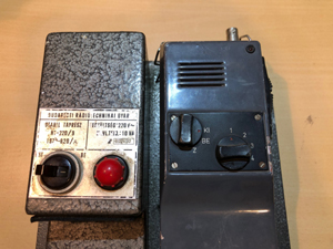 BRG FM05-165 kézi URH adóvevő, kései széria 1974-1988