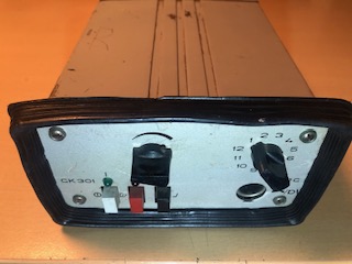 BRG GK301 gépkocsi kezelő egység