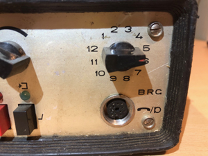 BRG GK303 beszédtitkosítóval ellátott gépkocsi kezelő egység, BM belügyminisztériumi használatra