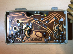 BRG MH-3 KEZELŐ, mikrofonhangszóró, mikrofon, kézi URH adó-vevőhöz, korai kivitel