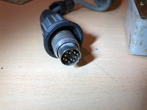 BRG MH KEZELŐ, mikrofonhangszóró, mikrofon, BRG FM05-163 kézi URH adó-vevőhöz, korai kivitel