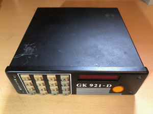 MultiCom Kft. által gyártott GK921D BM belügyminisztériumi MRKB kezelő egység